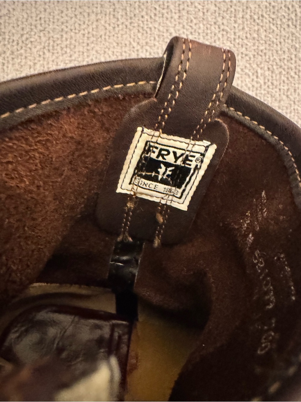 Women’s Frye Brown Leather Harness Boots - Picture 3 of 9